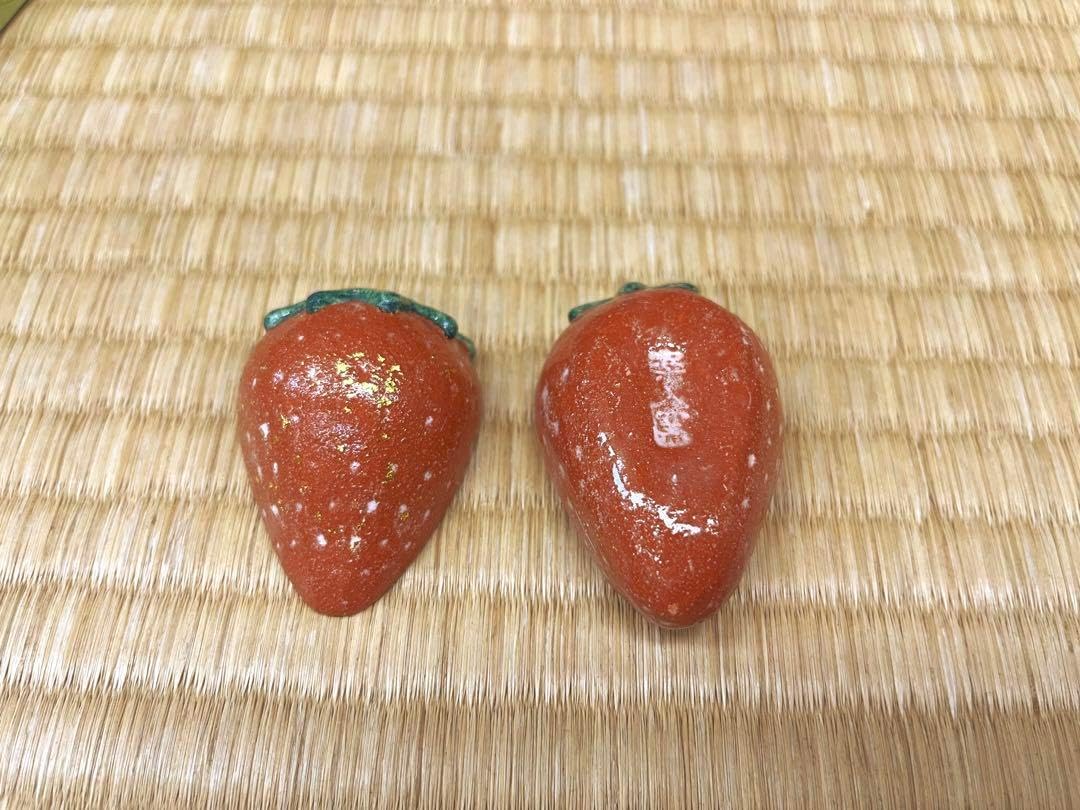 茶道具　香合　いちご　新品 茶道具 香合 いちご